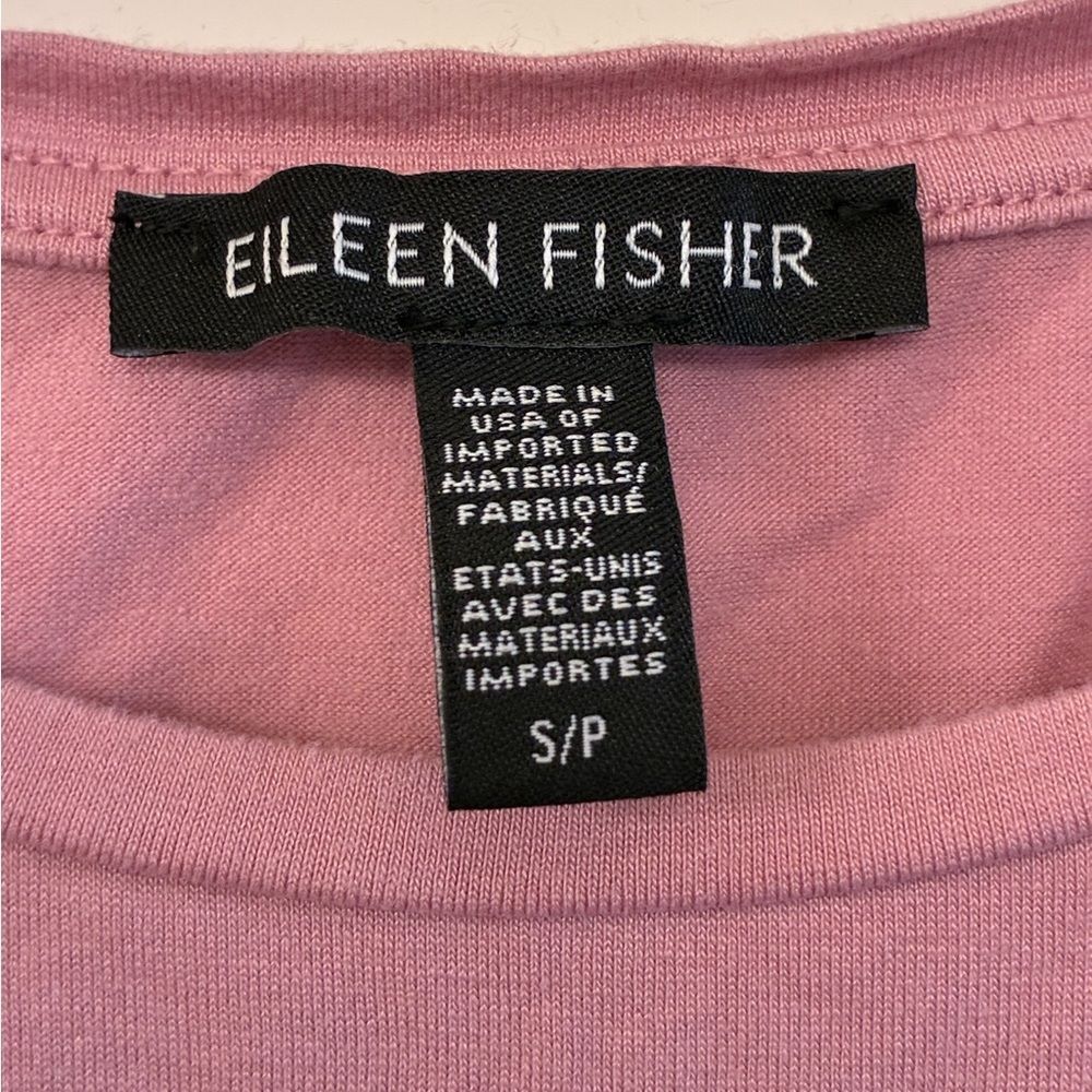 EILEEN FISHER Sleeveless Tank Top Pink Mauve Women’s Size Small - Picture 4 of 5